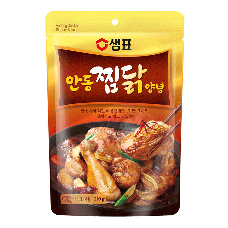 膳府安東燉雞醬汁包샘표 안동 찜닭 양념210g
